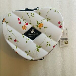 Renaissance Floral Heart Bag
